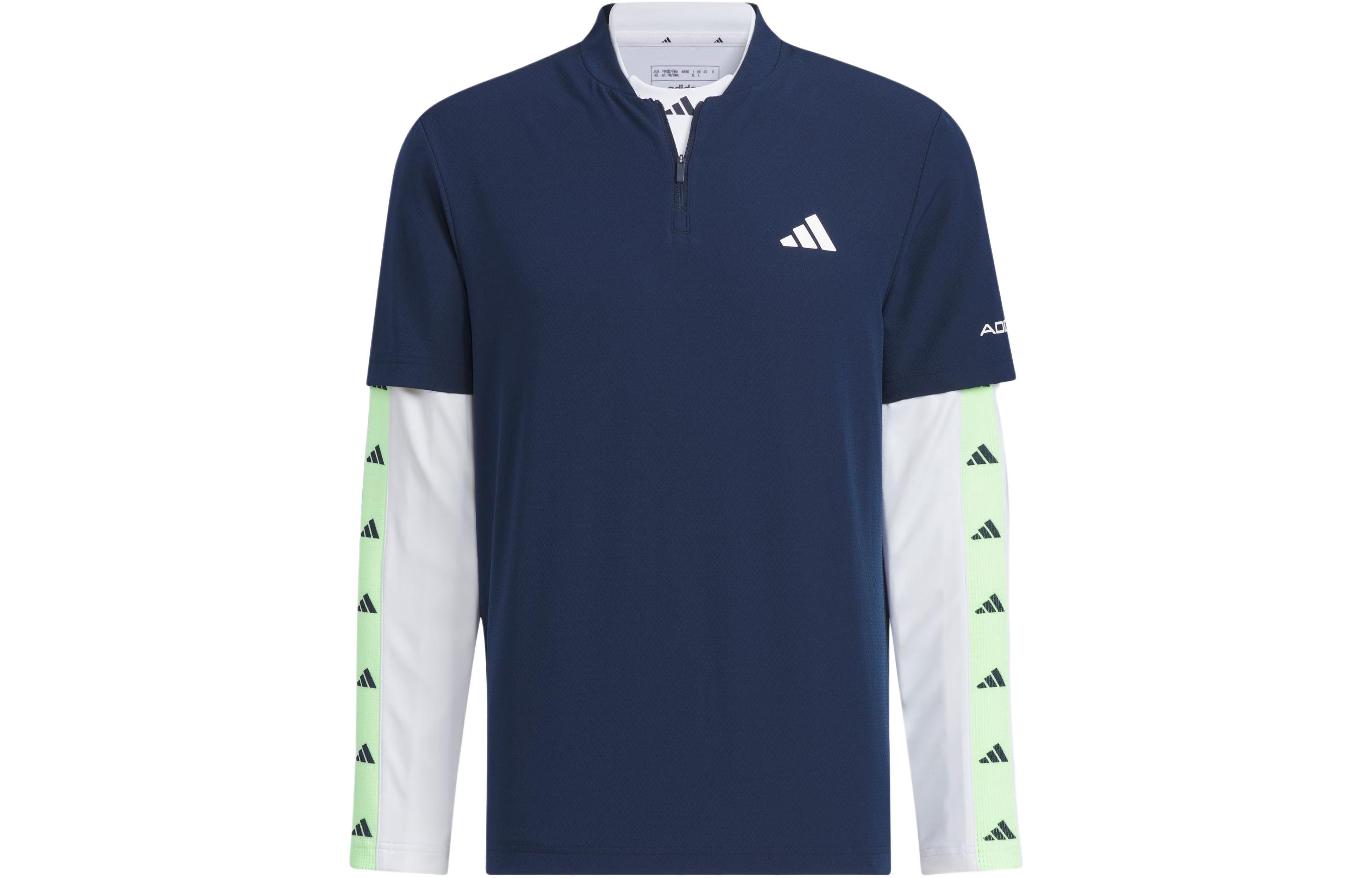 

2-в-1 Поло и Базовый Слой Поло Мужской Университетский Синий Adidas