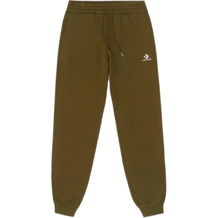 

Флисовые спортивные штаны стандартного кроя с вышитой звездой и шевроном Converse, зеленый