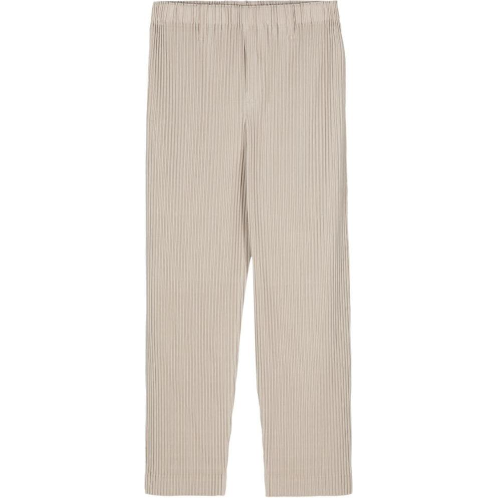 

Брюки с зауженным низом плиссе Homme Plissé Issey Miyake, песочный бежевый