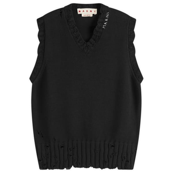 

Жилет из искусственной вязки Marni, черный
