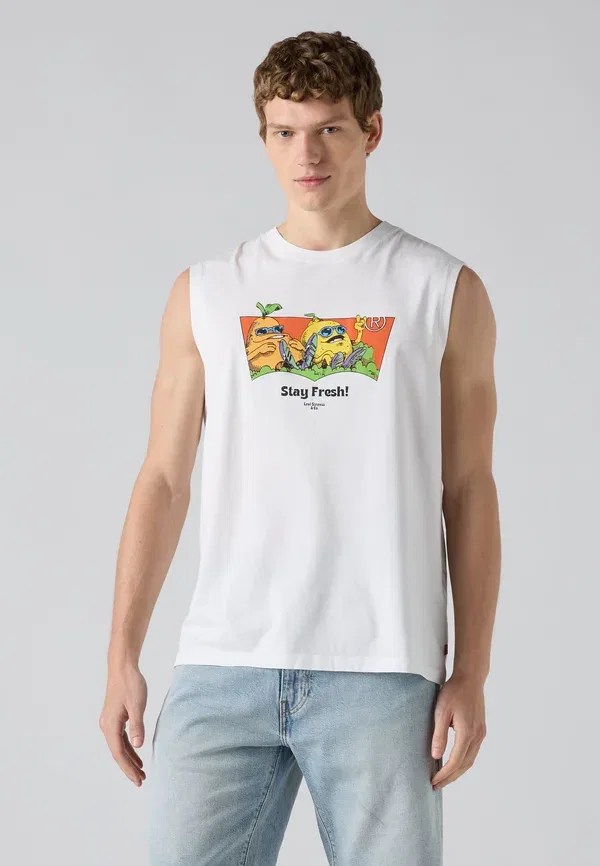 Майка-борцовка Levi'S, белый — фото 2