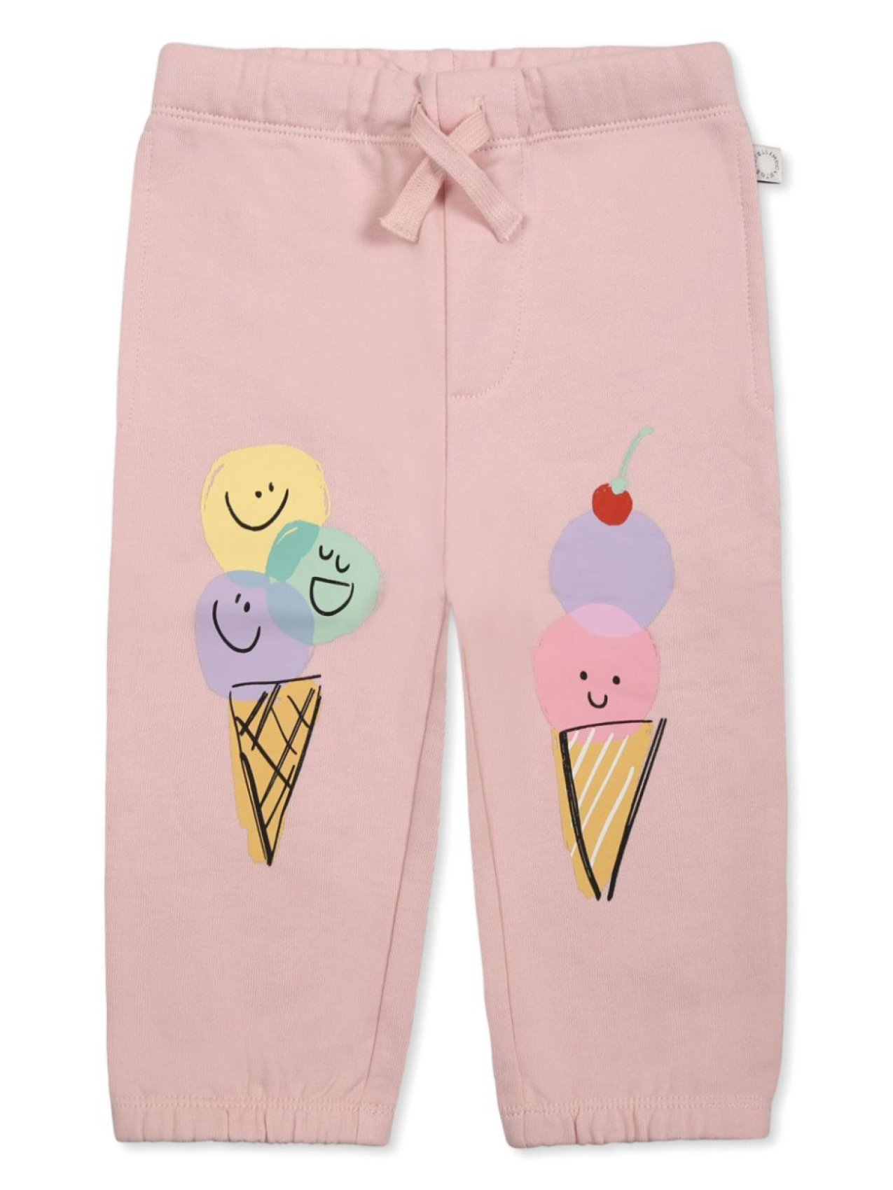 

Stella McCartney Kids спортивные брюки с графичным принтом, розовый