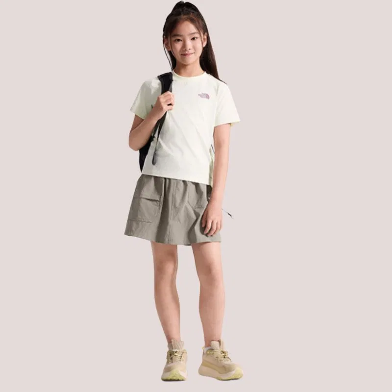 Детская футболка Quick Dry THE NORTH FACE, QLI/Dune White — фото 3