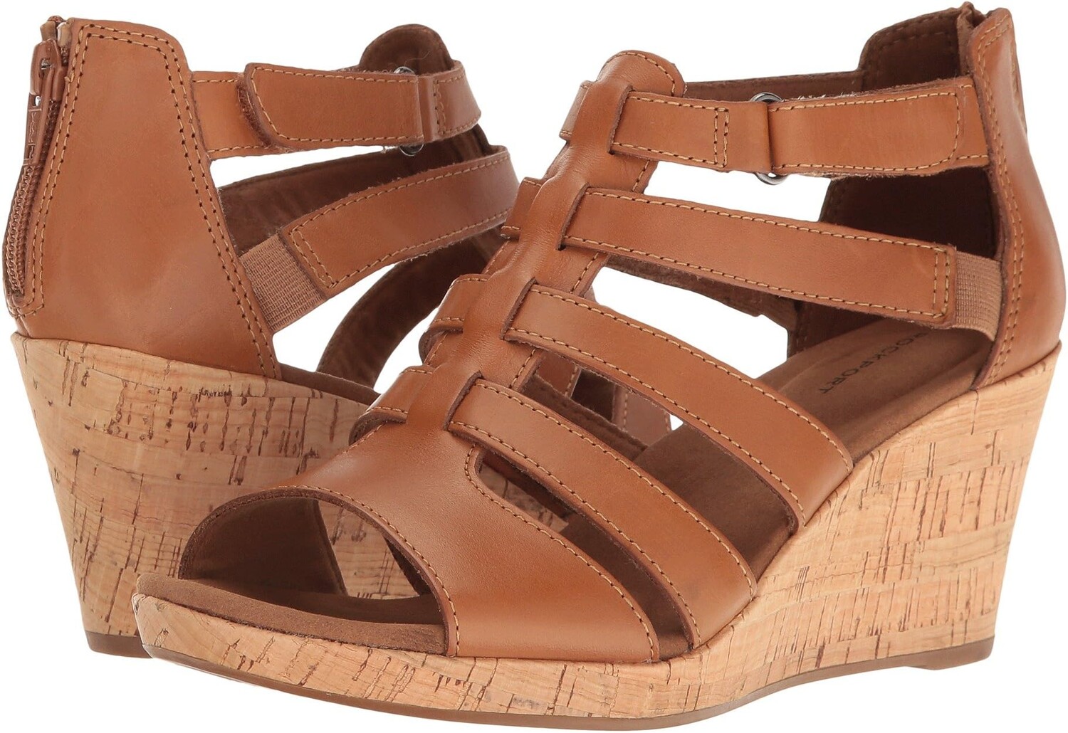 

Сандалии Rockport Briah Gladiator, цвет Dark Tan Leather