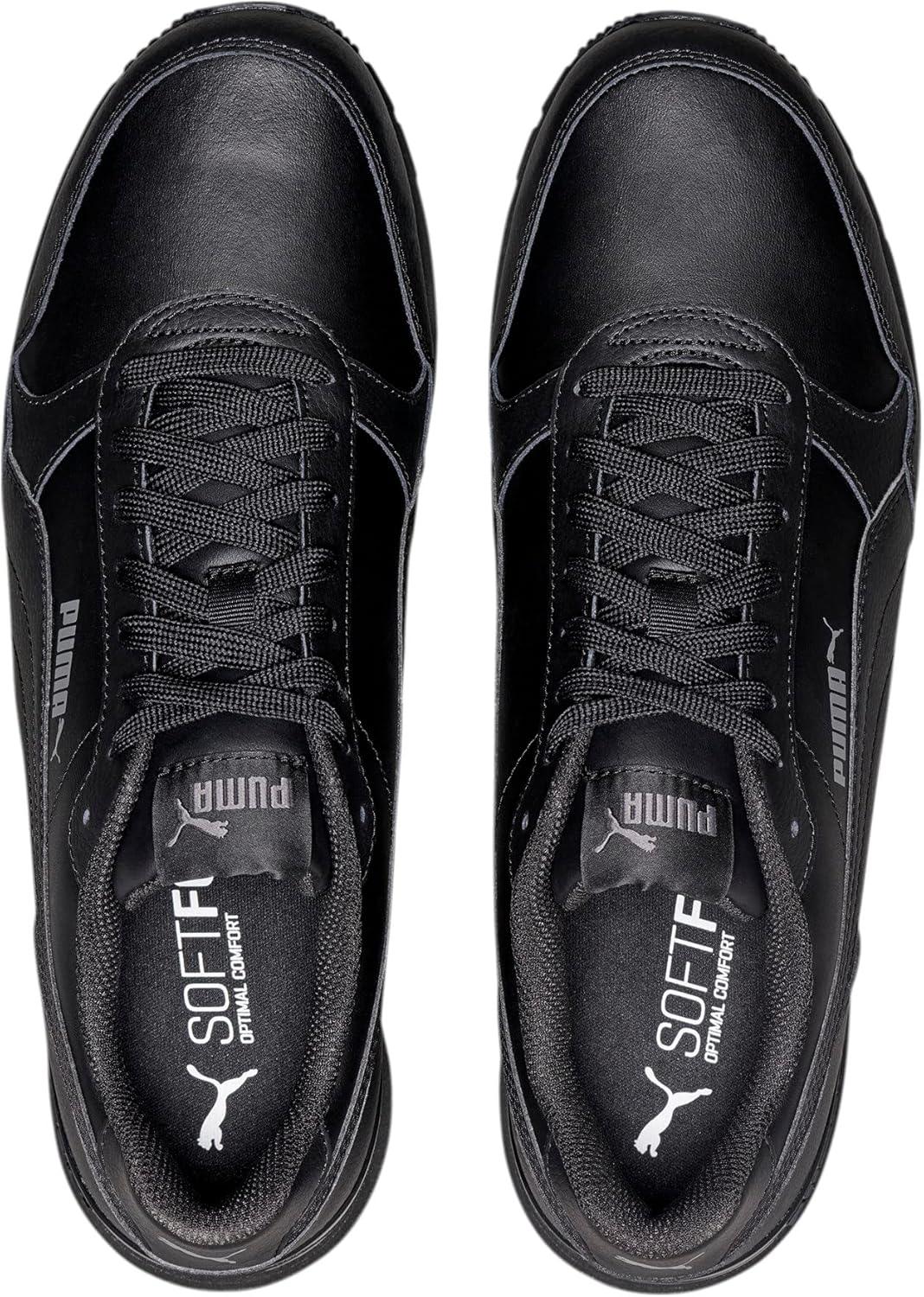 Кроссовки PUMA St Runner унисекс на застежке-липучке, черный — фото 2