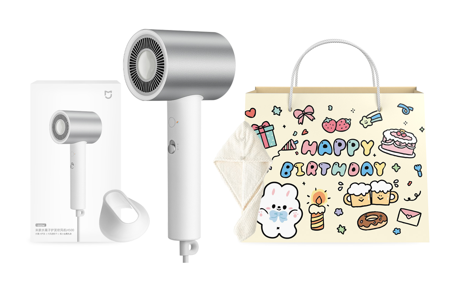 

Фен для волос Mi, H500 Birthday Cute Pet Gift Box