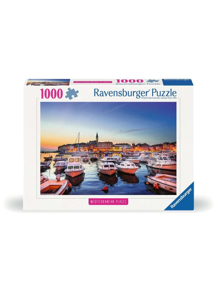 

Пазл Ravensburger, 1000 деталей, Средиземноморская Хорватия, красочный