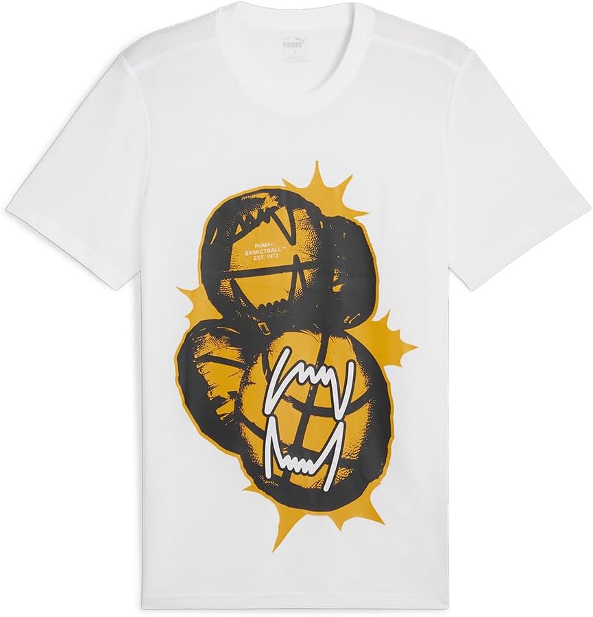 

Футболка PUMA 682321 Casual Instant REPLAY, мужская, размер 1, белый