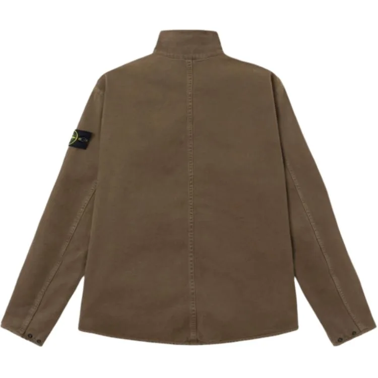 Куртка с нагрудным карманом на молнии STONE ISLAND, ochre — фото 3