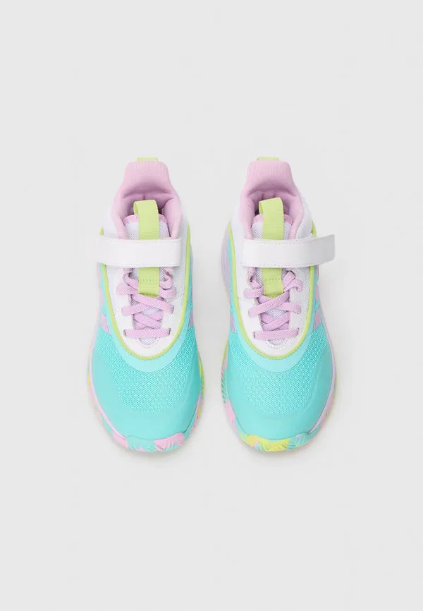 Баскетбольные кроссовки ownthegame 3.0 унисекс Adidas Performance, Flash Aqua/Bliss Lilac/White — фото 4