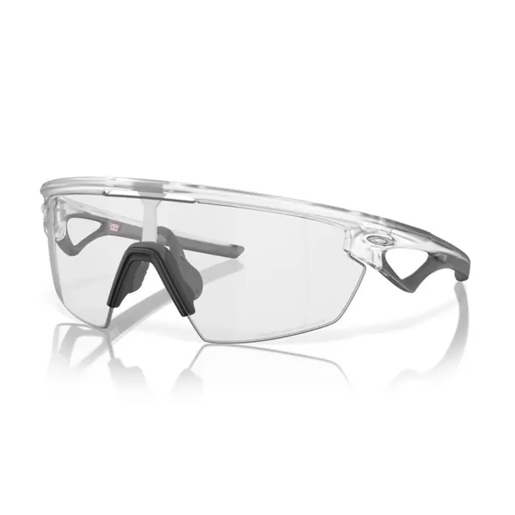 

Oakley Сферические солнцезащитные очки с защитной оправой, Gray