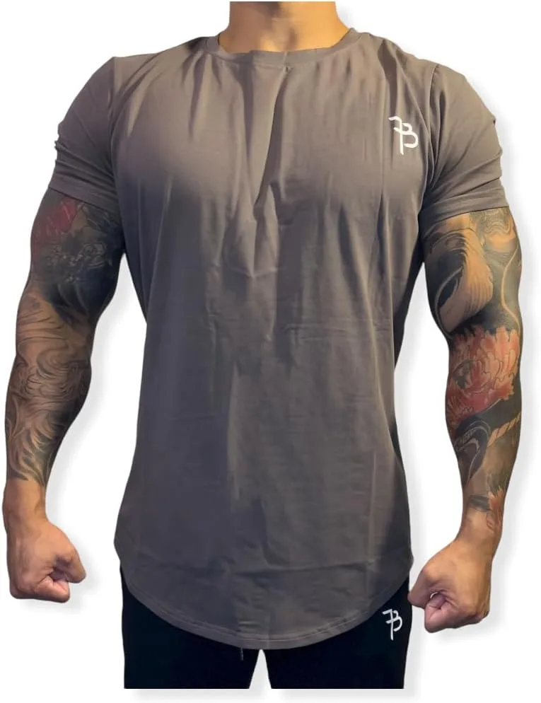 

Футболка для тренировок мужская Slim Fit, 95% хлопок, 5% спандекс Fitburse