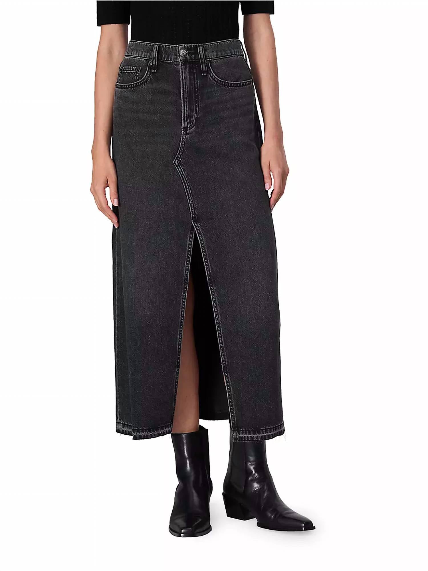

Юбка-миди Clara из легкого перышка в английском стиле rag & bone, цвет anglique