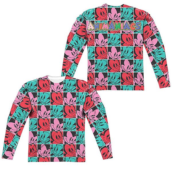 

Футболка с длинным рукавом animaniacs squares adult poly crew Licensed Character