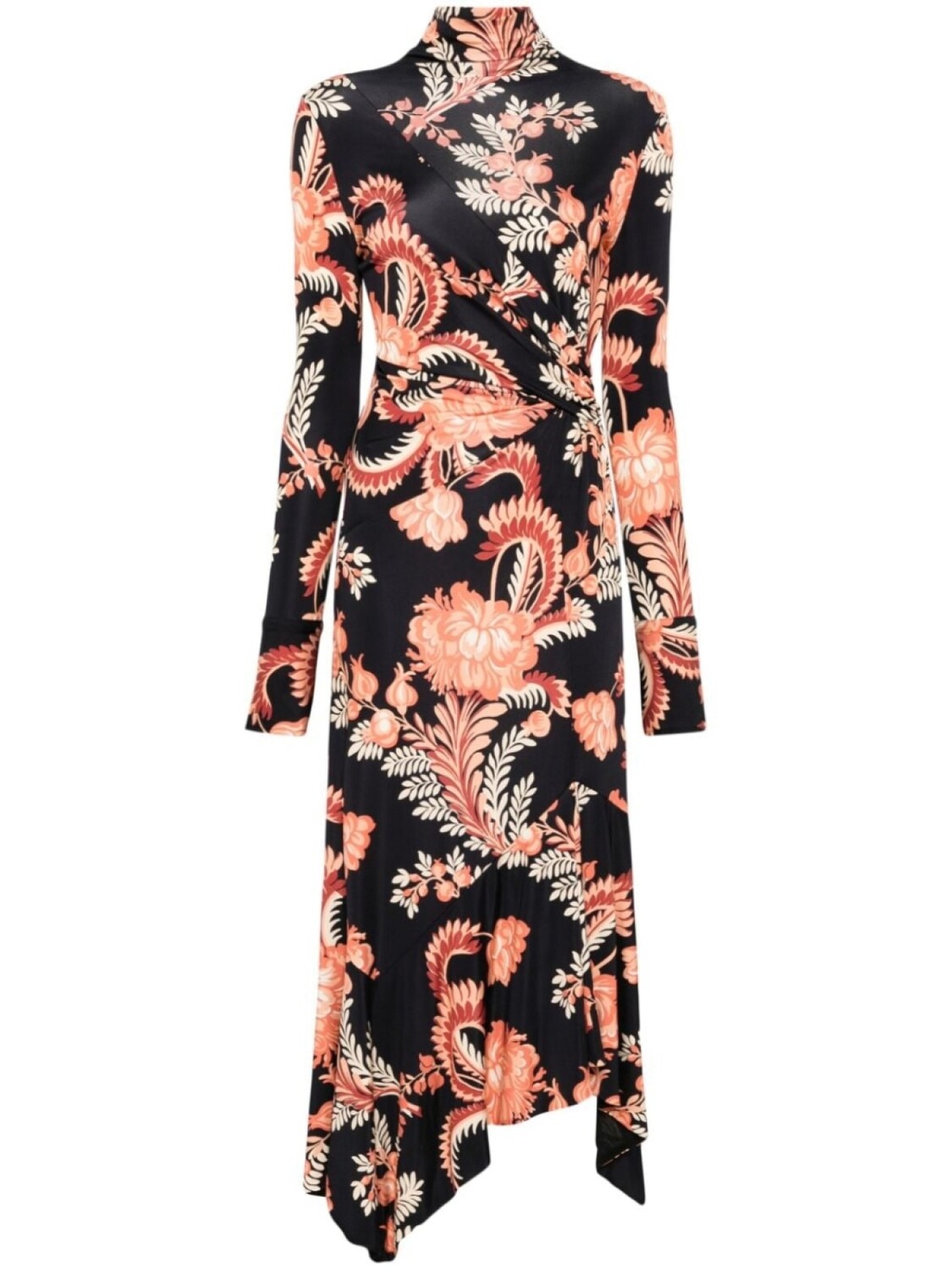 

ETRO платье макси с принтом, черный