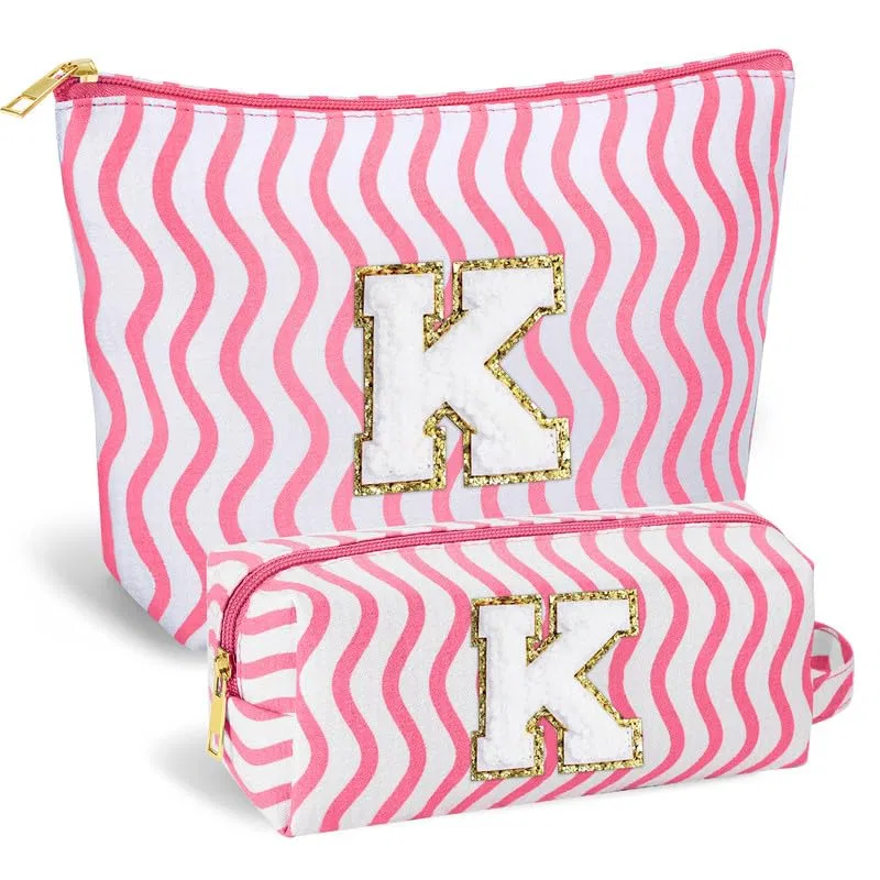 Женская косметичка с инициалом «K» Seforico, Pink