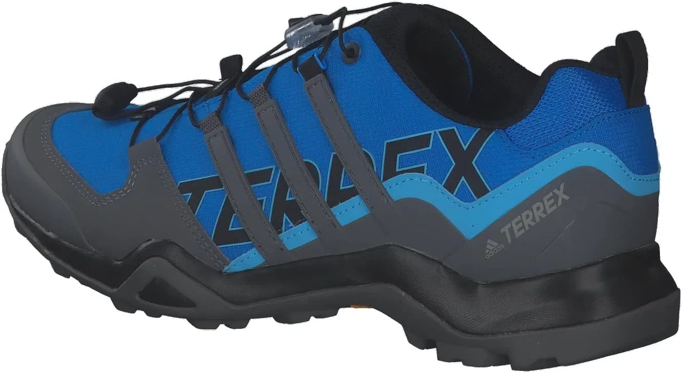Мужские треккинговые и походные кроссовки Adidas Terrex Swift R2, Blue Rush Grey Four Core Black — фото 3