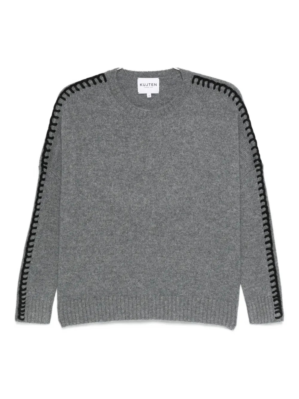 

Свитер с круглым вырезом kujten, серый