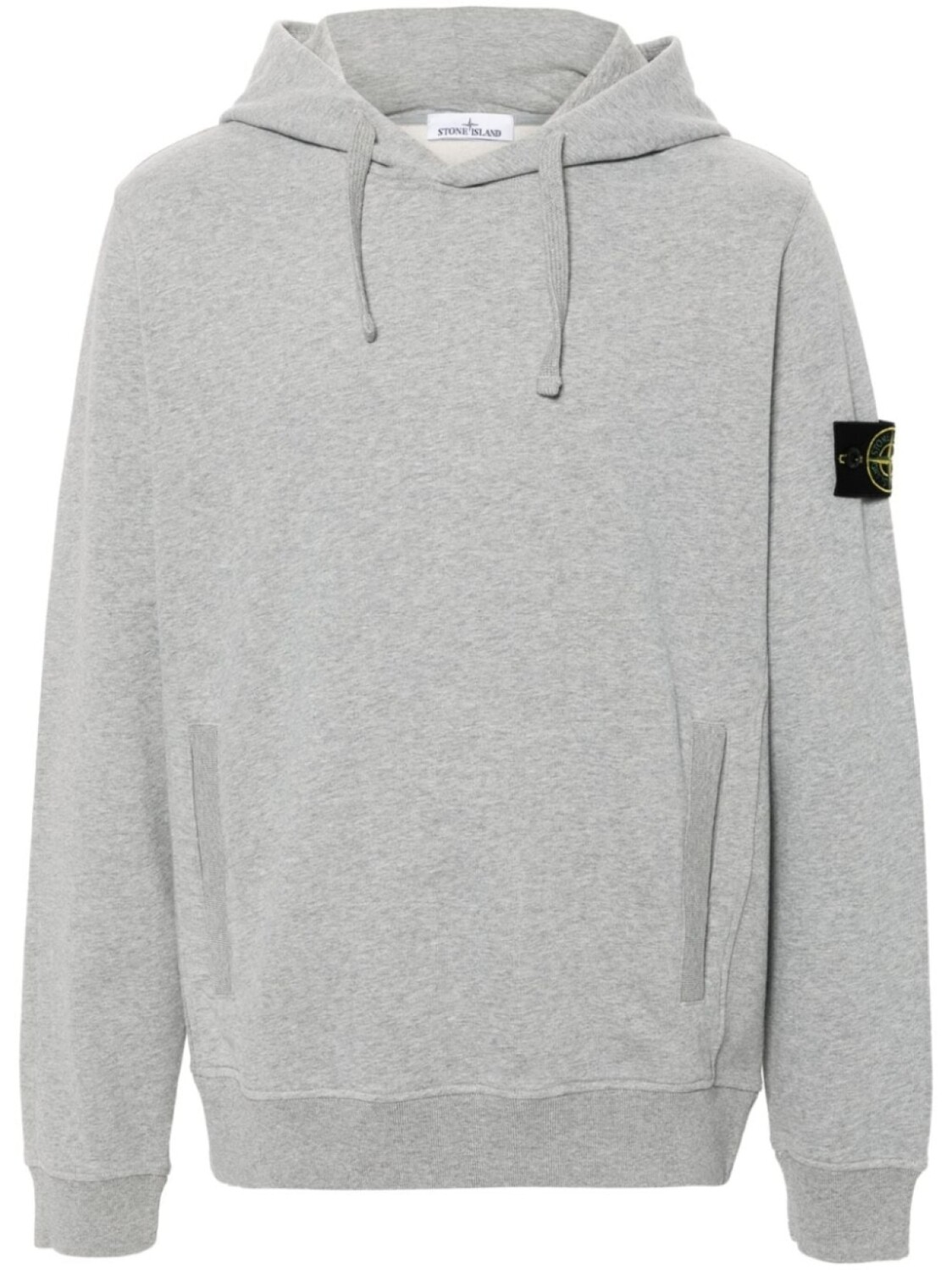 

Stone Island толстовка с значком компаса, серый