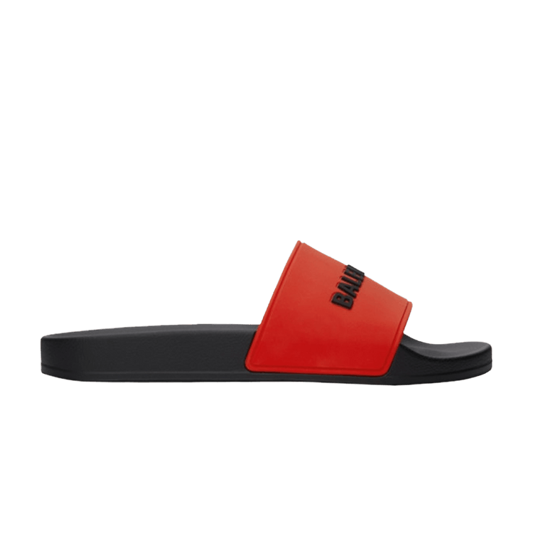 

Кроссовки Balenciaga Pool Slides 'Blood Red', красный