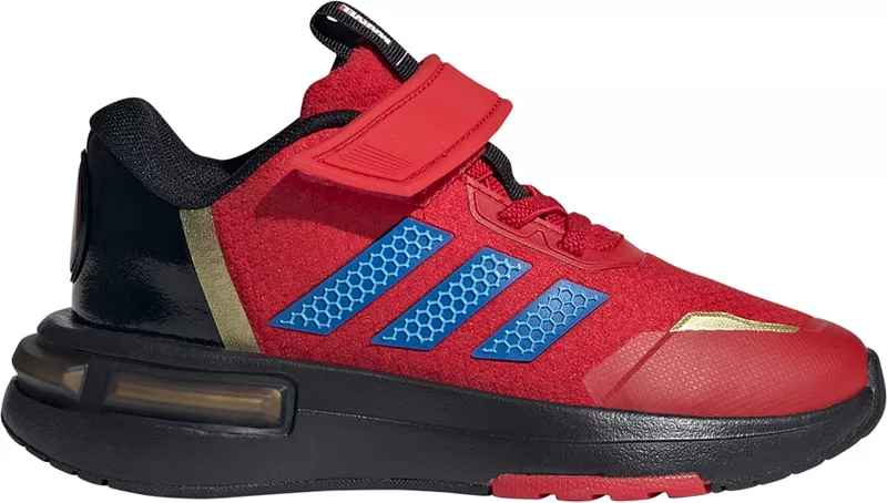 

Детские кроссовки для дошкольного возраста Adidas Marvel x Racer, красный/синий/золотой