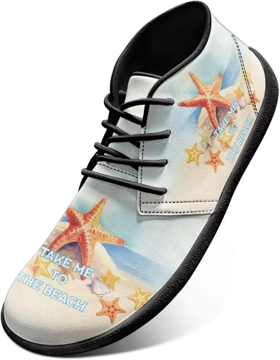 

Мужские минималистичные кроссовки Jeiento с рисунком «Морская волна», гибкая обувь с нулевым перепадом высоты подошвы, Beach Starfish