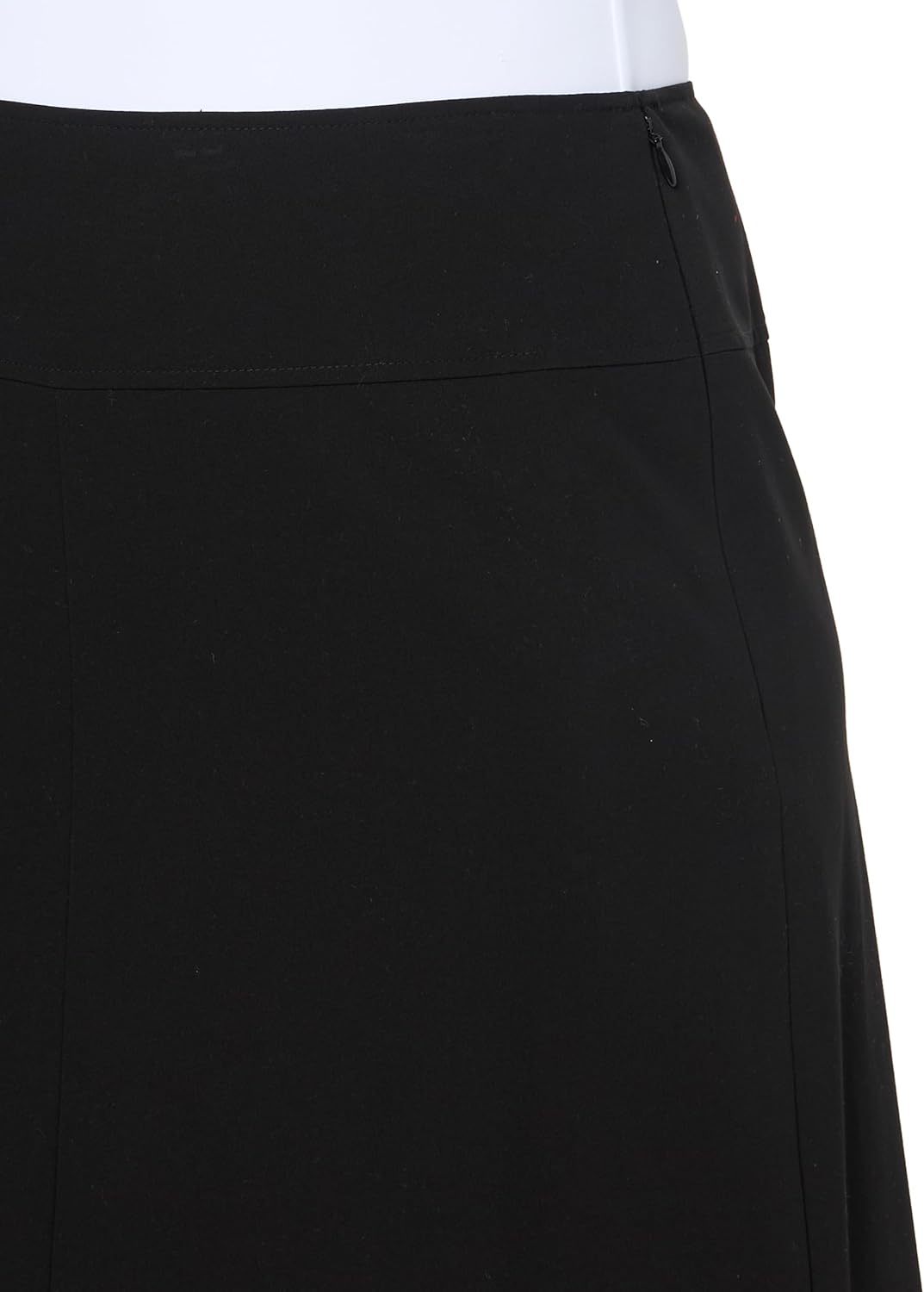 Женская однотонная прямая базовая юбка Tommy Hilfiger, Black — фото 3