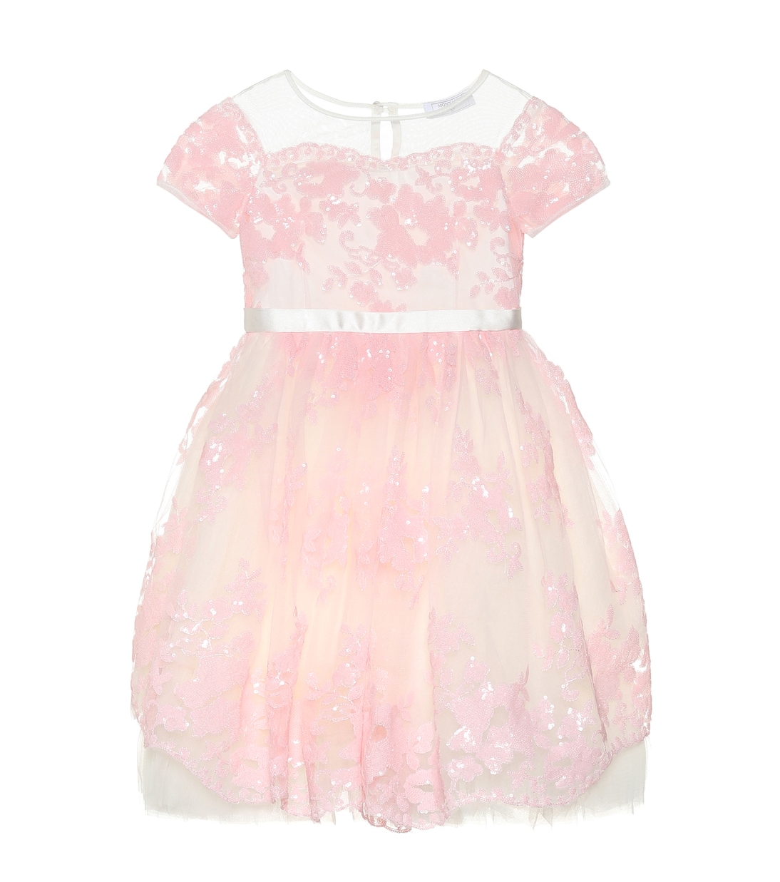 

Платье с пайетками Monnalisa, розовый