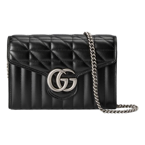 

Сумка gg marmont mini bag 'black' Gucci, черный