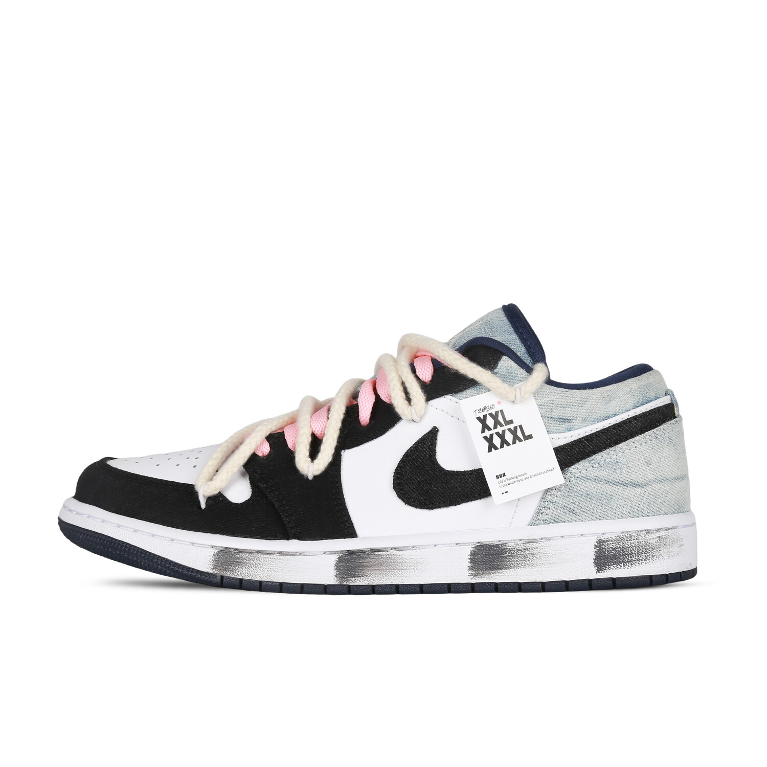 

Баскетбольные кроссовки Air 1 Vintage Men Low-Top Blue/Black/Pink Jordan