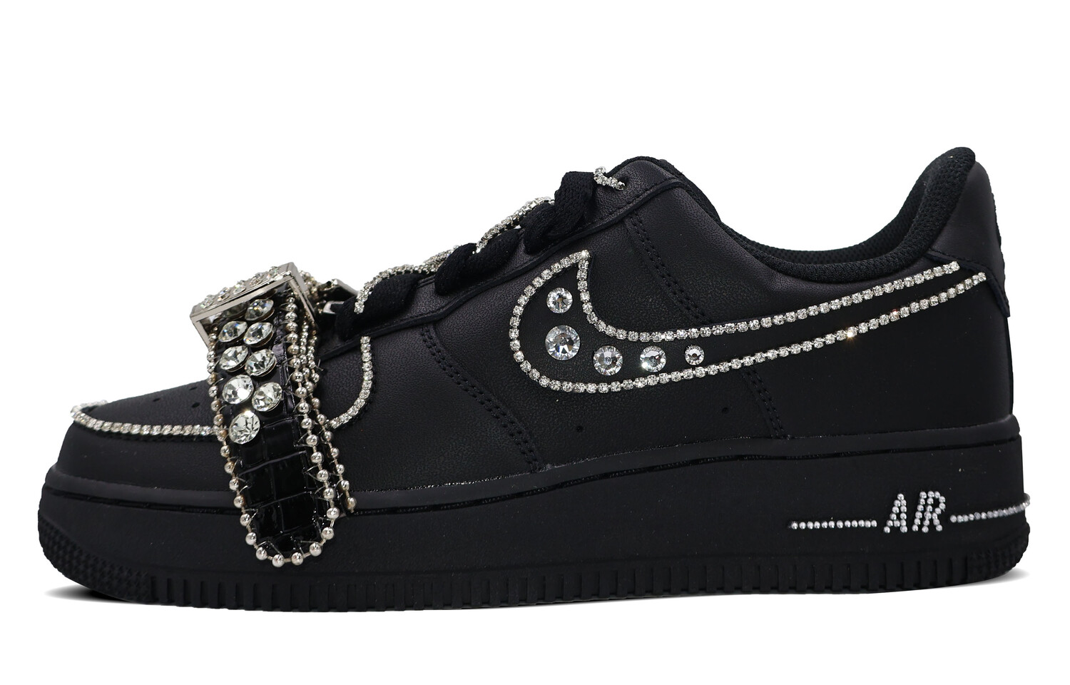 

Кроссовки Nike Air Force 1 Skateboard Shoes Men Low-Top Black