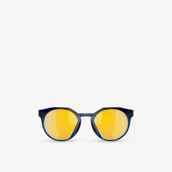 

Солнцезащитные очки Oakley в ацетатной оправе круглые, синий