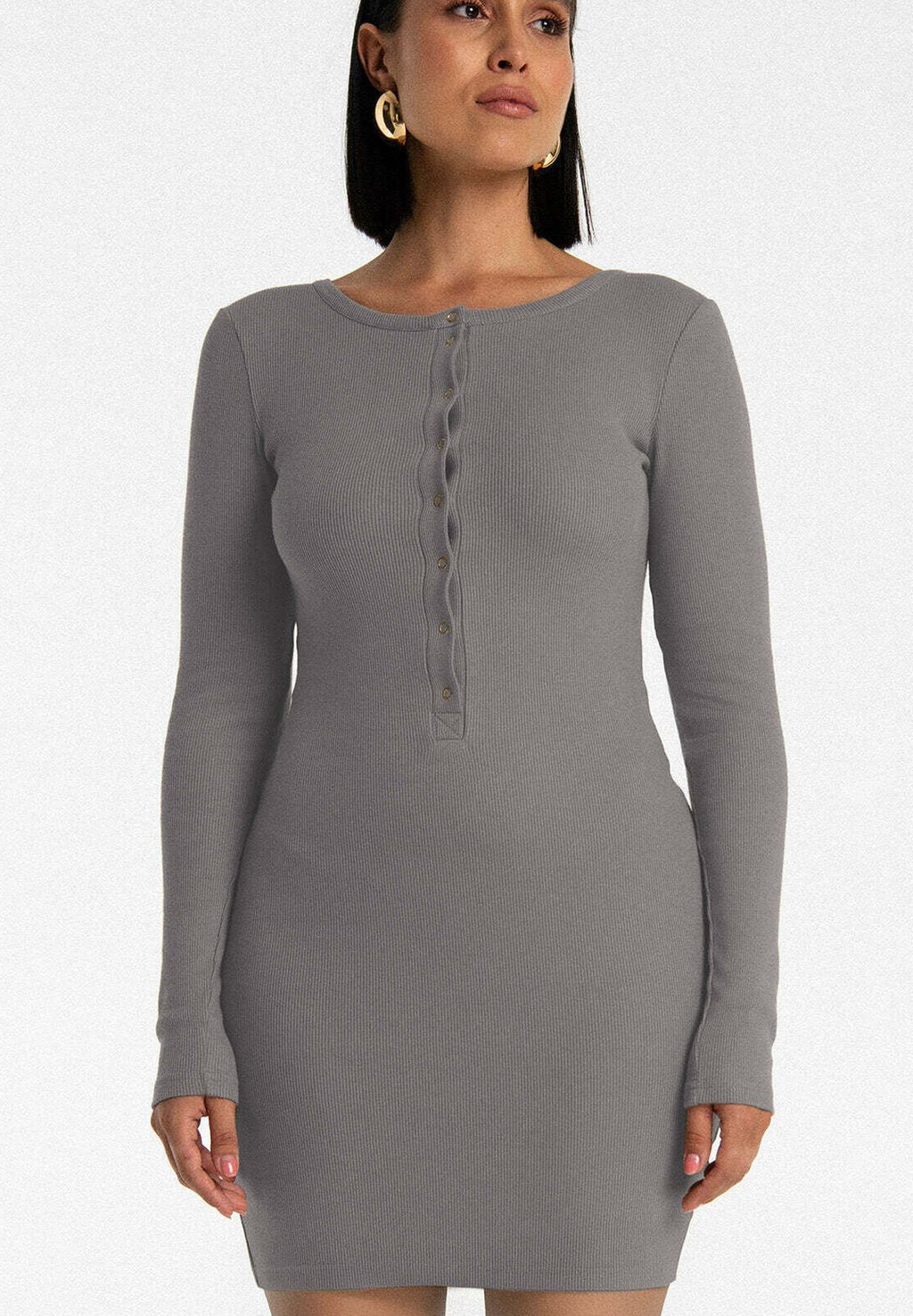 

Платье-трансформер PRESS STUDED NECKLINE Nudyess, светло-серый