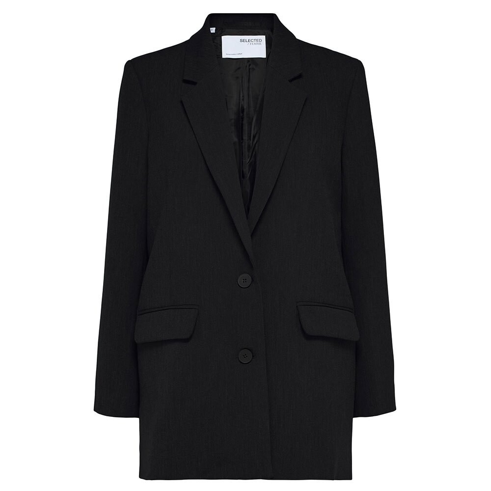 

Блейзер Selected Frita Relaxed Fit, черный
