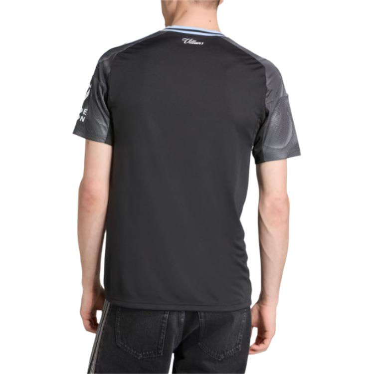 Футболка Aston Villa FC 25/26 Away с доставкой для участников AdiClub Adidas, черный/синий — фото 4