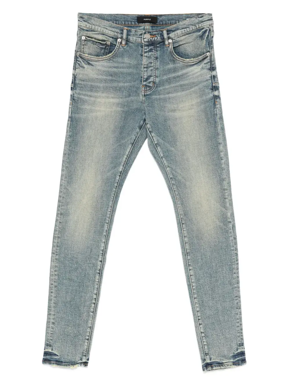 

Джинсы с шлевками для ремня Purple Brand, синий