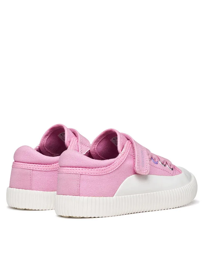 Geox Тканевые кроссовки J Tippeste Girl J65N3A 00010 C8006 D розовые — фото 3