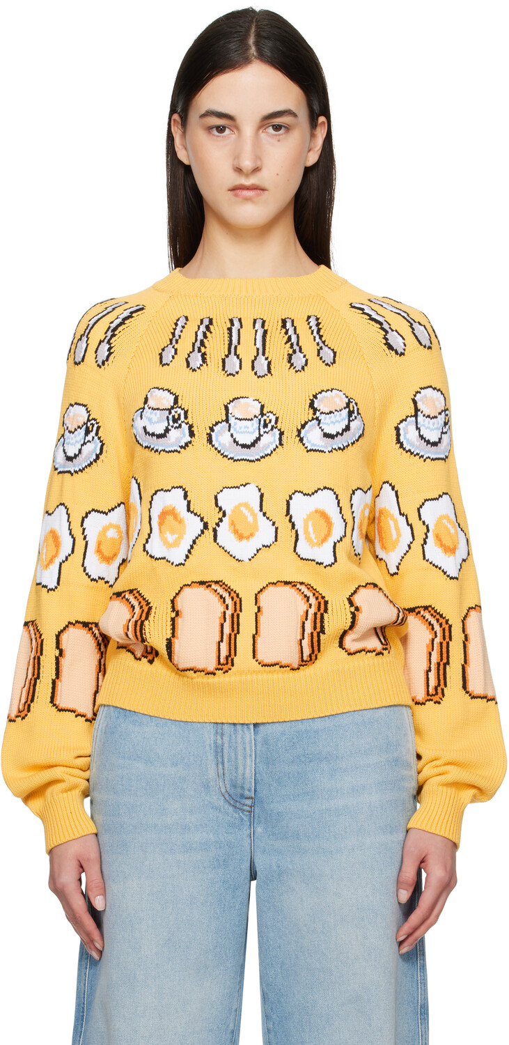 

Желтый свитер Colazione Moschino