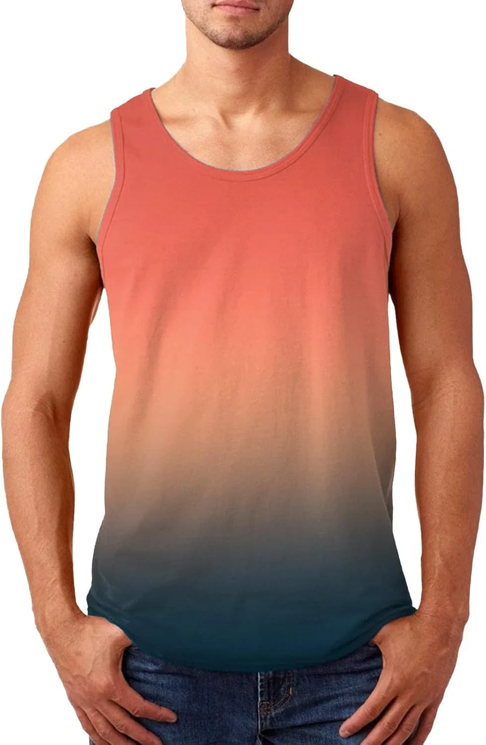 Мужской камуфляжный топ для тренировок, Generic, A02_multicolor — фото 2