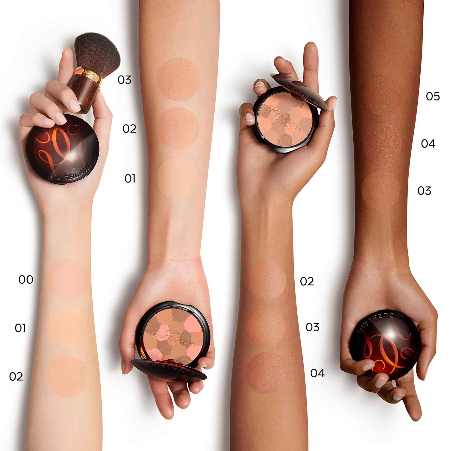 Бронзирующая пудра для сияния Terracotta Light Guerlain, 02 Moyen Rosé (10 g) — фото 2