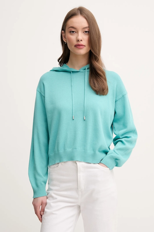 

Хлопковый свитер United Colors Of Benetton, бирюзовый