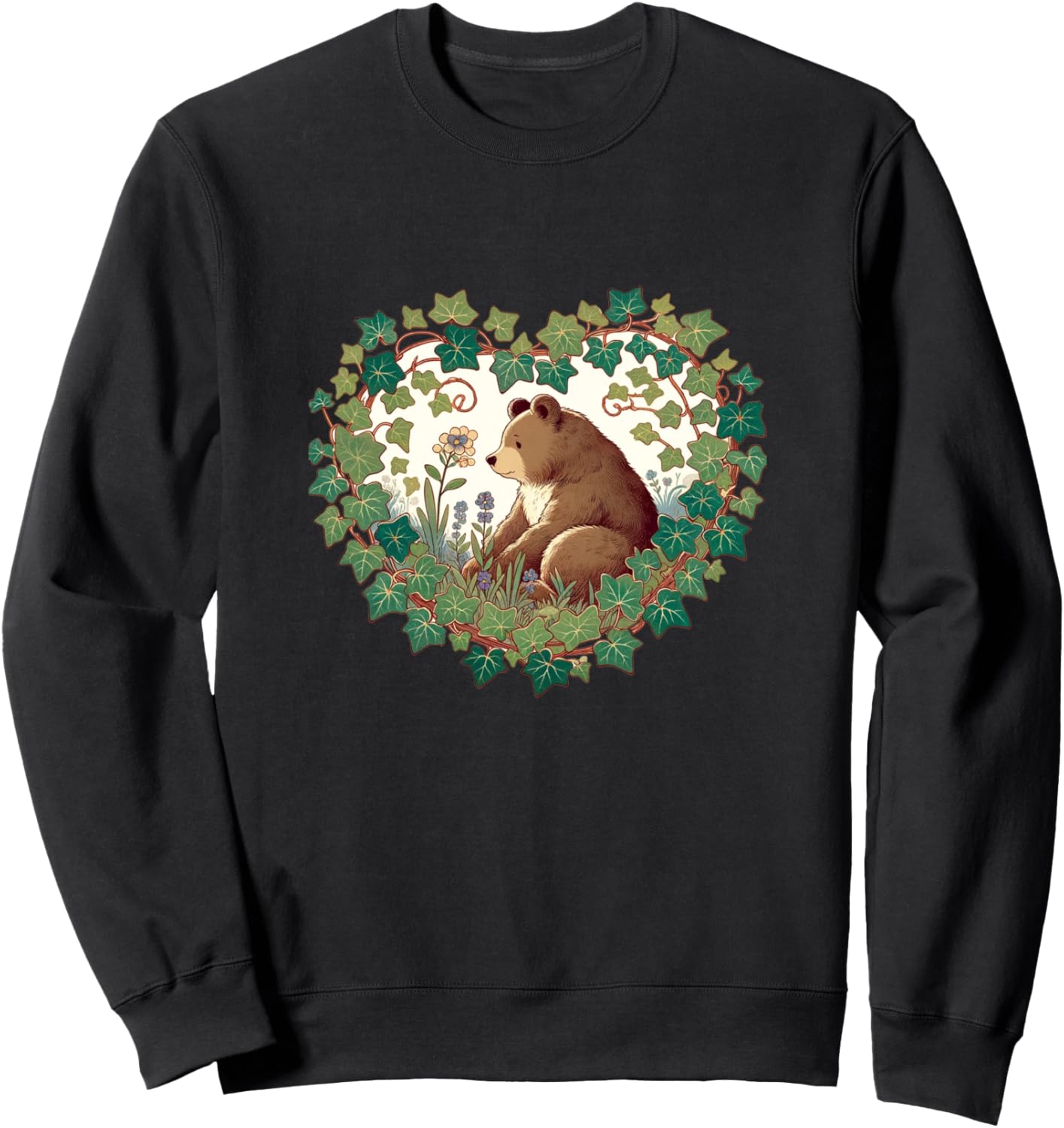 

Футболка с изображением бурого медведя Айви, любителя природы, зеленого весеннего медведя Bear Snugg