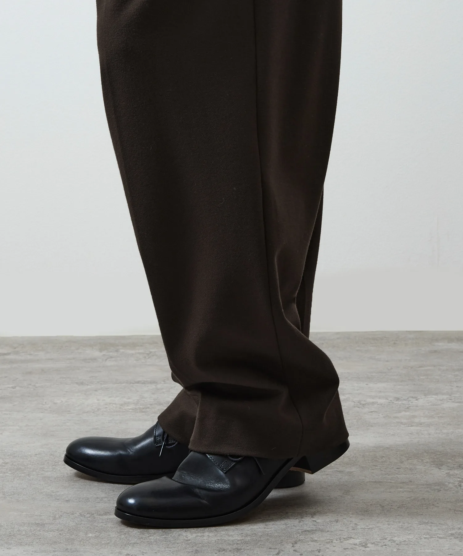Мужские кожаные туфли Derby с каблуком PADRONE BL DERBY SHOES And A чёрные — фото 3