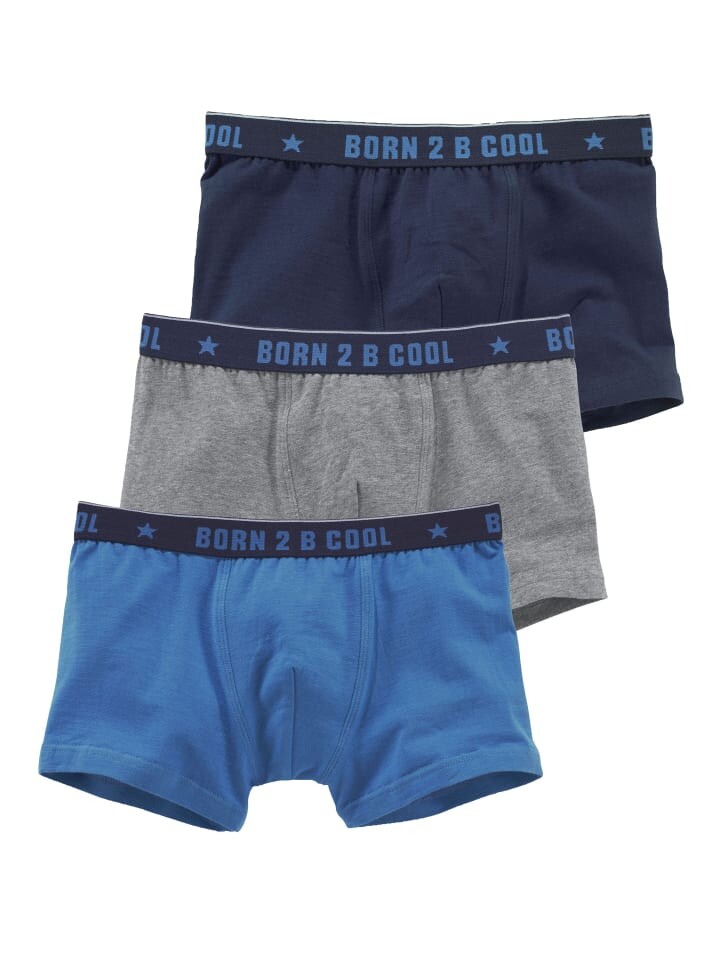 

Боксерские трусы AUTHENTIC UNDERWEAR, цвет grau/meliert, blau, marine