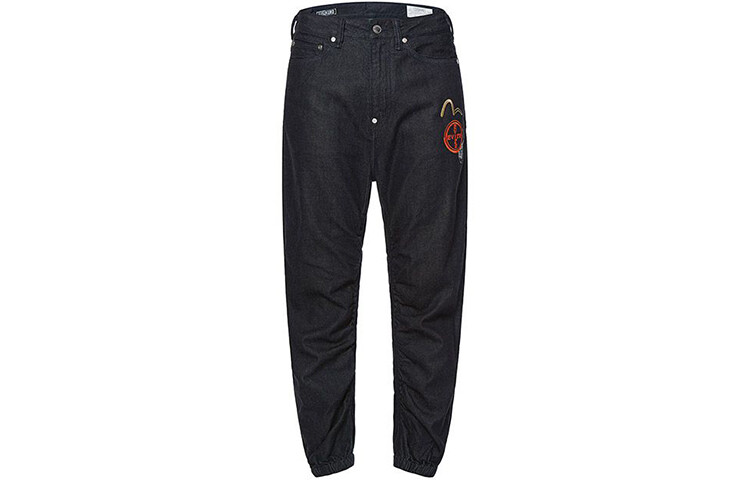

Джинсы мужские деним синие Evisu, синий
