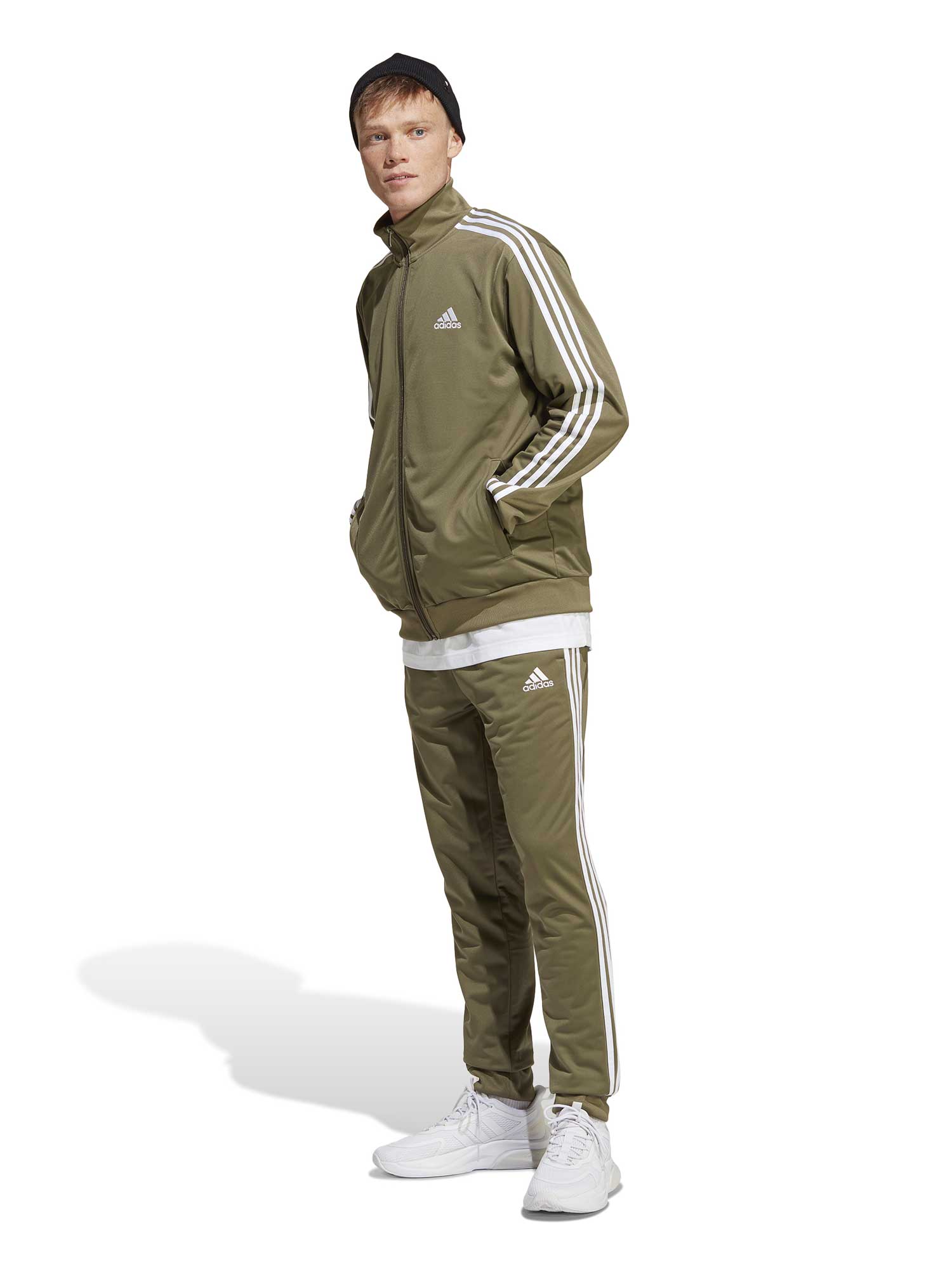 

Спортивный костюм Adidas Sportswear Sportswear Basic 3-Stripes, зеленый