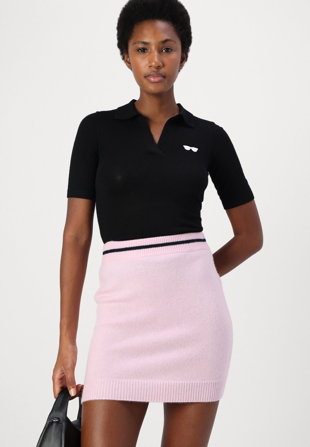 

Мини-юбка pure cashmere, розовый