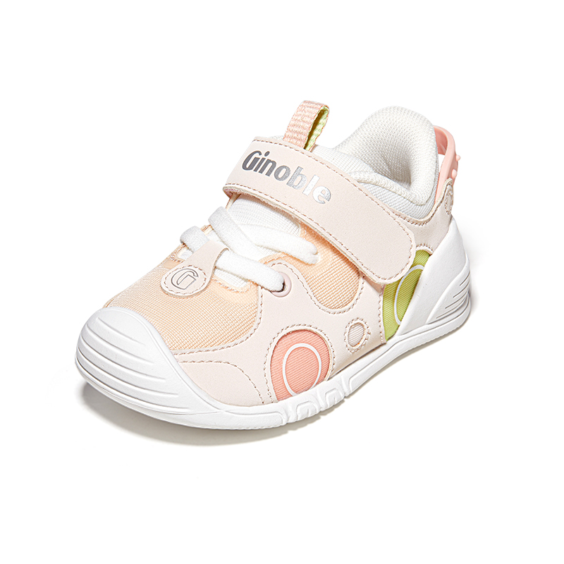 

Износостойкие дышащие предходовые ботиночки и носочки Infant And Toddler GINOBLE, розовый