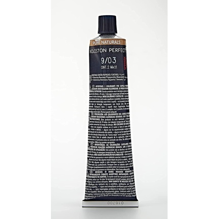 

Краска для волос Koleston 9/03 Light Natural Blonde