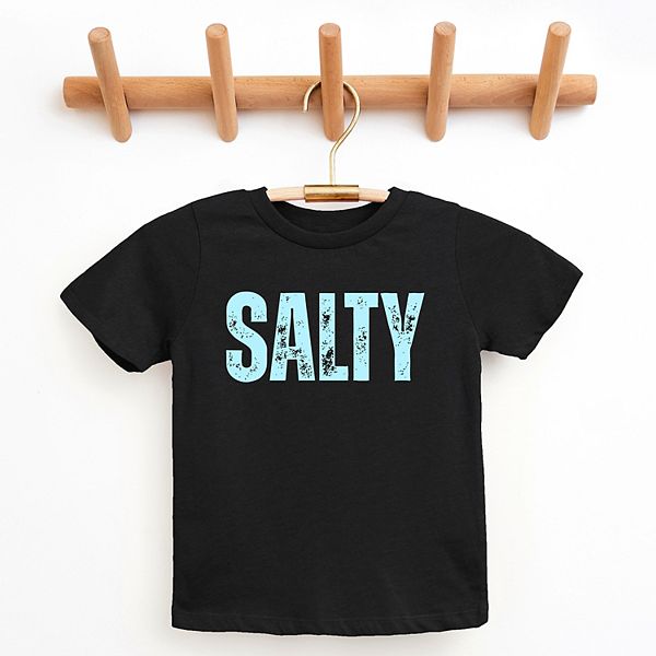 

Футболка с коротким рукавом Salty block в стиле distressed The Juniper Shop, Black